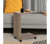 Adore Furniture Odkladací stolík 65x35 cm hnedá 
