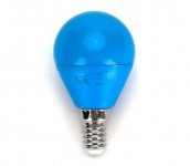 Aigostar LED Žiarovka G45 E14/4W/230V modrá 