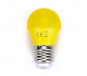 Aigostar LED Žiarovka G45 E27/4W/230V žltá 