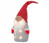 Eglo Eglo 411227 - LED Vianočná dekorácia JOYLIGHT 6xLED/0,06W/3xAA červená/šedá 