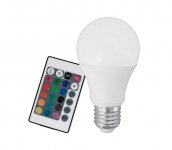 Eglo Stmievateľná RGB LED žiarovka A60 E27/6W/230V 3000K - Eglo 10899 