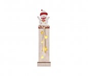 EMOS LED Vianočná dekorácia 7xLED/2xAA snehuliak