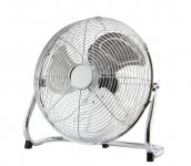 FK Technics Podlahový ventilátor, 45 cm, 3 rýchlosti, chróm, 140W