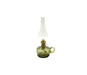 Floriánova huť Petrolejová lampa MONIKA 34 cm lesná zelená 