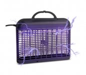 GARDEN OF EDEN LED Elektrický lapač hmyzu UV/2W/230V čierna 