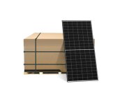 JA SOLAR Fotovoltaický solárny panel JA SOLAR 380Wp čierny rám IP68 Half Cut- paleta 31 ks 