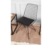  Jedálenská stolička TEL 80x53 cm čierna 