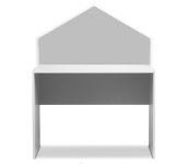 Konsimo Sp. z o.o. Sp. k. Detský písací stôl MIRUM 126x100 cm biela/šedá 