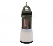  LED Prenosná nabíjacia lampa s lapačom hmyzu LED/2W/1800mAh/3xAAA IPX4 zelená 