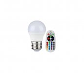  LED RGB Stmievateľná žiarovka E27/3,5W/230V 6400K + DO 