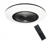  LED Stmievateľné stropné svietidlo s látorom ARIA LED/38W/230V čierna/biela +DO 