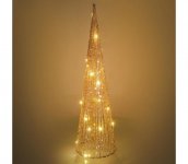  LED Vianočná dekorácia LED/2xAA 50 cm kužeľ 