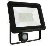  LED Vonkajší reflektor so senzorom NOCTIS LUX 3 LED/50W/230V 3000K IP44 čierna 