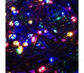  LED Vonkajšia vianočná reťaz 100xLED/8 funkcií 13m IP44 multicolor 