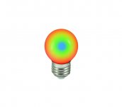  LED žiarovka E27/1W/230V RGB 