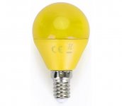  LED Žiarovka G45 E14/4W/230V žltá -  