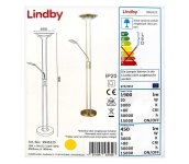 Lindby Lindby - LED Stmievateľná stojacia lampa ARAS LED/20W/230V + LED/5W/230V 
