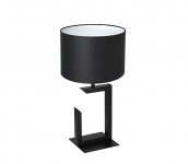 Luminex Stolná lampa 1xE27/60W/230V 45 cm čierna/biela 