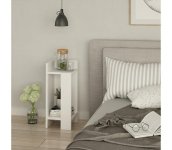  Noční stolík ELOS 60x25 cm biela 
