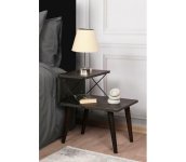 Nočný stolík CROSS 55x50 cm hnedá 