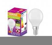 Osram LED Antibakteriálna žiarovka P40 E14/4,9W/230V 4000K
