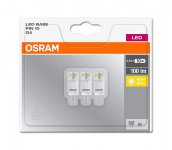 Osram SADA 3x LED Žiarovka G4/0,9W/12V 2700K