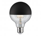 Paulmann LED Stmievateľná žiarovka GLOBE G95 E27/6,5W/230V 2700K čierna