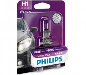 Philips Autožiarovka Philips VISION PLUS 12258VPB1 H1 P14,5s/55W/12V 3250K 