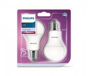 Philips SADA 2x LED Žiarovka Philips A60 E27/10W/230V 4000K