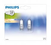 Philips SADA 2x Priemyselná žiarovka Philips ECOHALO G9/18W/230V 2800K