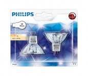 Philips SADA 2x Priemyselná žiarovka Philips HALOGEN GU5,3/50W/12V 3000K