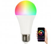  RGB LED Stmievateľná žiarovka A65 E27/11W/230V 2700