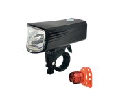  SADA 2x LED Nabíjacie svetlo na bicykel LED/5W/USB 