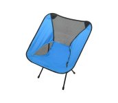  Skladacia kempingová stolička modrá 63 cm 