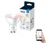 WiZ LED RGBW Stmievateľná žiarovka PAR16 GU10/4,7W/230V 2200