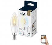 WiZ LED Stmievateľná žiarovka C35 E14/4,9W/230V 2700