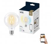 WiZ LED Stmievateľná žiarovka G95 E27/6,7W/230V 2700