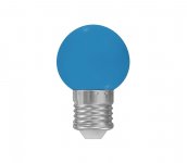 Wojnarowscy LED žiarovka E27/1W/230V modrá 5500