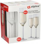 Alpina Pohár na šampanské ALPINA 220ml 6ks