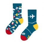 DEDOLES Detské veselé ponožky DEDOLES lietadlá 23-26