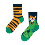 DEDOLES Detské veselé ponožky DEDOLES tiger 27-30