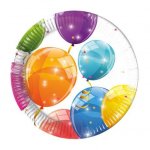 PROCOS Papierový tanier 20cm balóniky 8ks