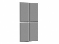 DREVONA03 Čalúnený panel 4ks | 30x60 TABLO | šedý Soro 90
